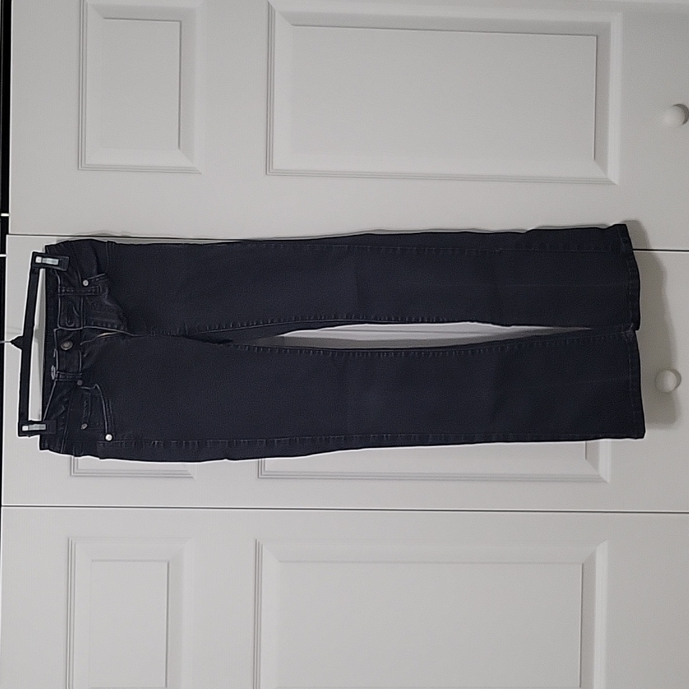 Black denim bootcut jeans Vera Wang